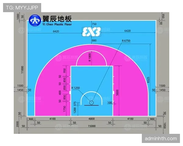 篮球比赛中的“合理冲撞区”怎么判定的？